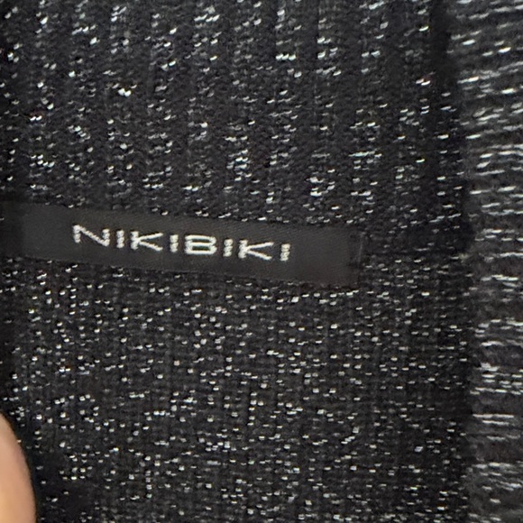 Nikibiki Black Metallic Knit Top - Picture 2 of 5